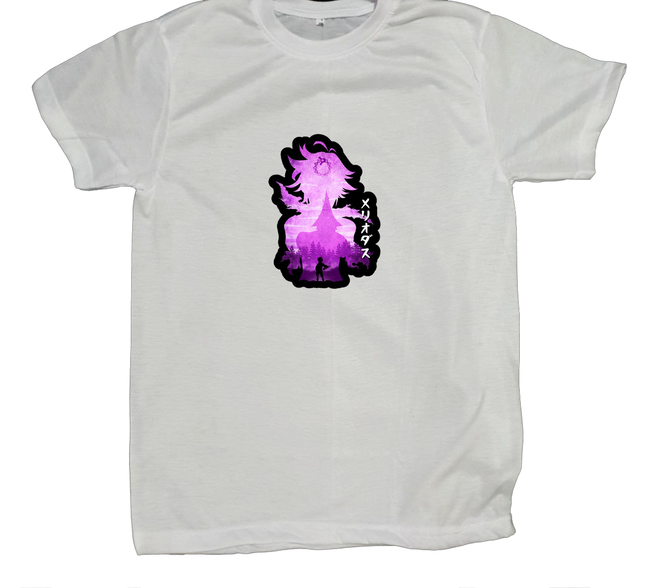 Anime Nanatsu no taizai seven deadly sins One Size t- shirt White 11