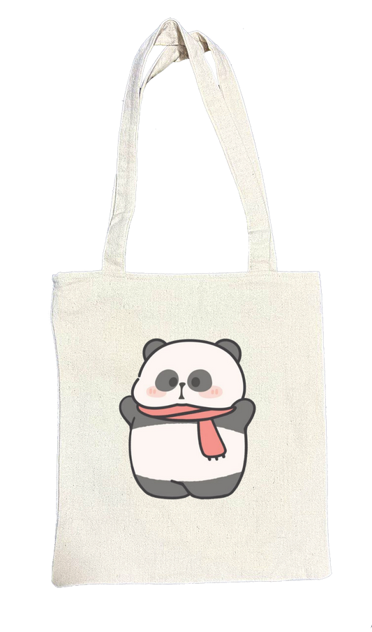 PANDA tote bag beige 11