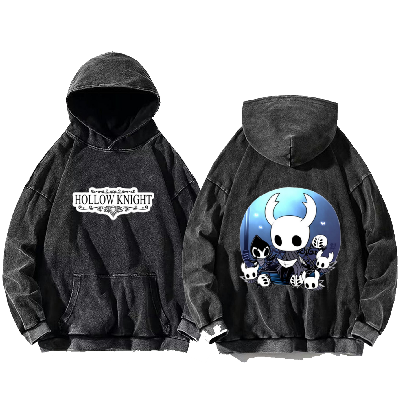 Hollow Knight One Size hoodie Washed Back 11