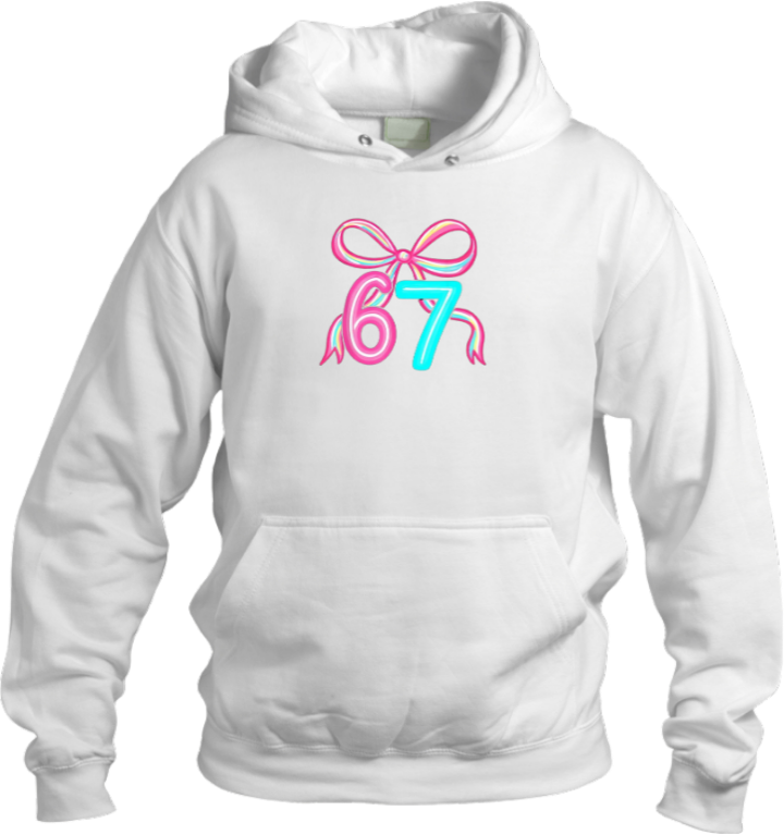 designs 67 Oversize Hoodie White 11