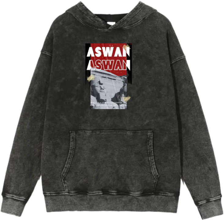 Egypt Over Size hoodie Washed 11