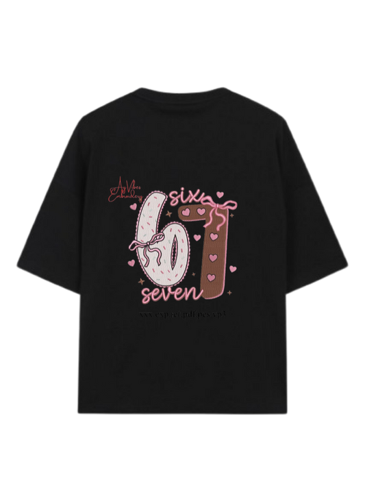 67 designs One Size t- shirt Black Back 11