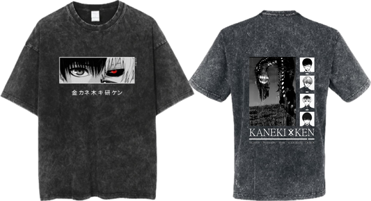 Tokyo ghoul t- shirt One Size Washed Back 11