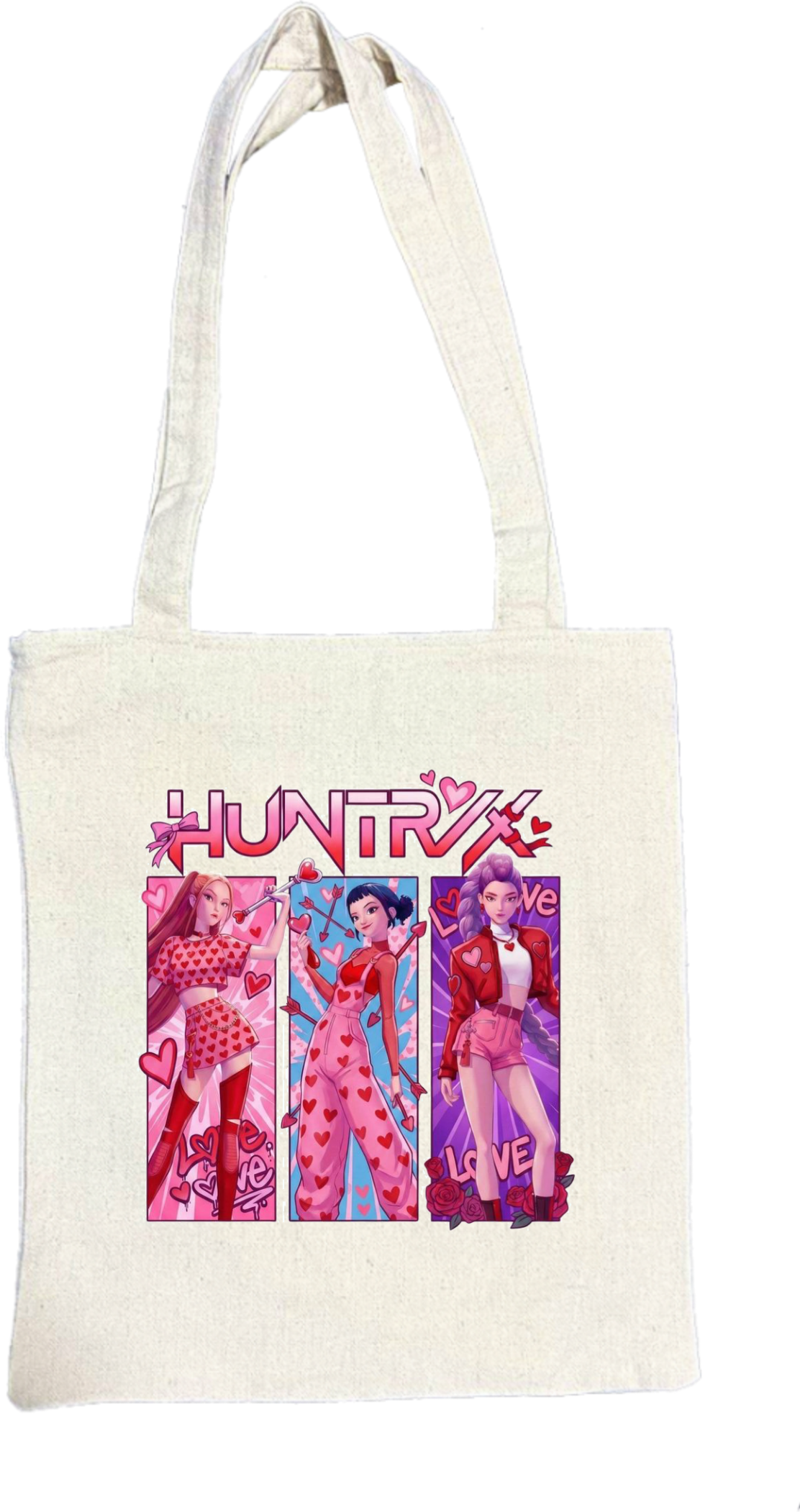 Hunterix kpop tote bag Beige 11