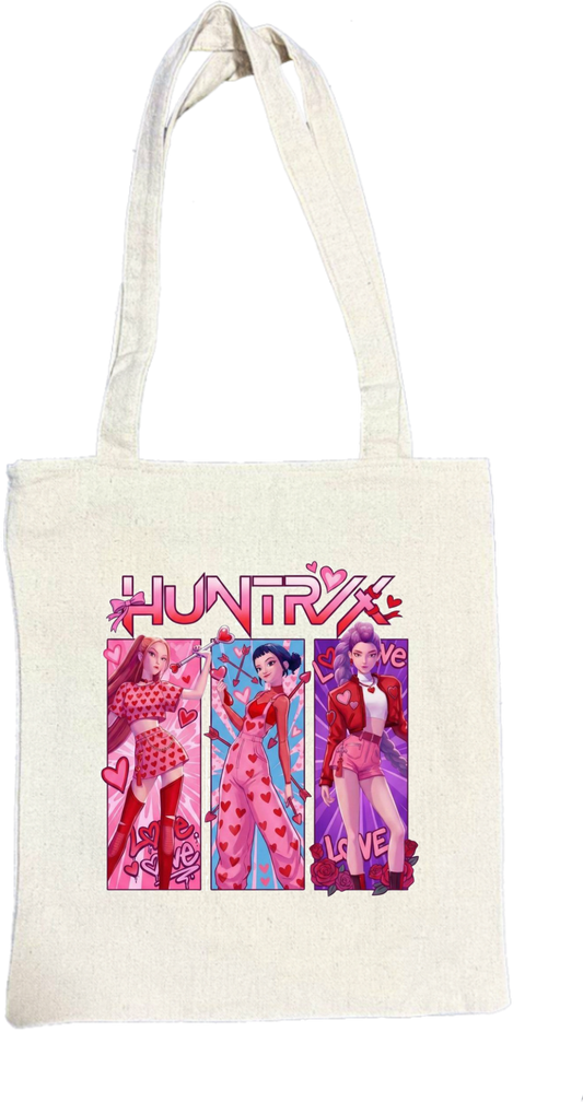 Hunterix kpop tote bag Beige 11