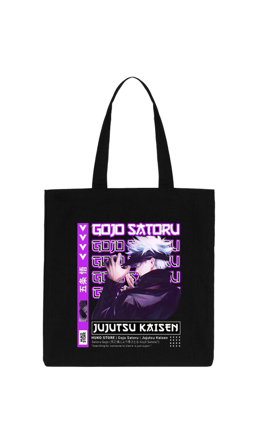 jujutsu kaisen GOJO  tote bag Black 11