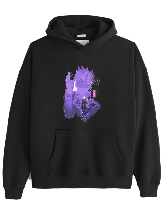 jujutsu kaisen GOJO Oversize  Hoodie Black 11