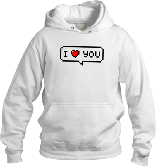 VaIentine coupIe Oversize Hoodie White 11