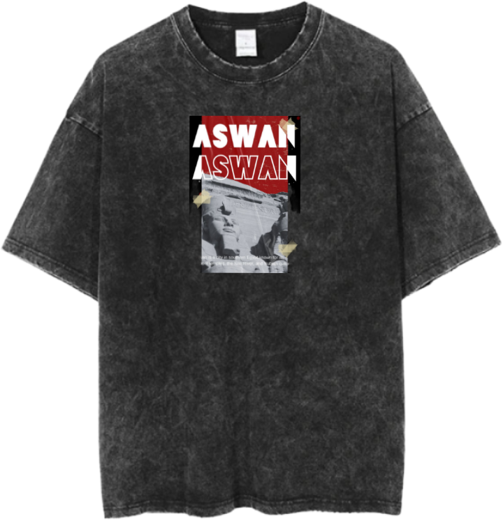 Egypt t- shirt Over Size Washed 11
