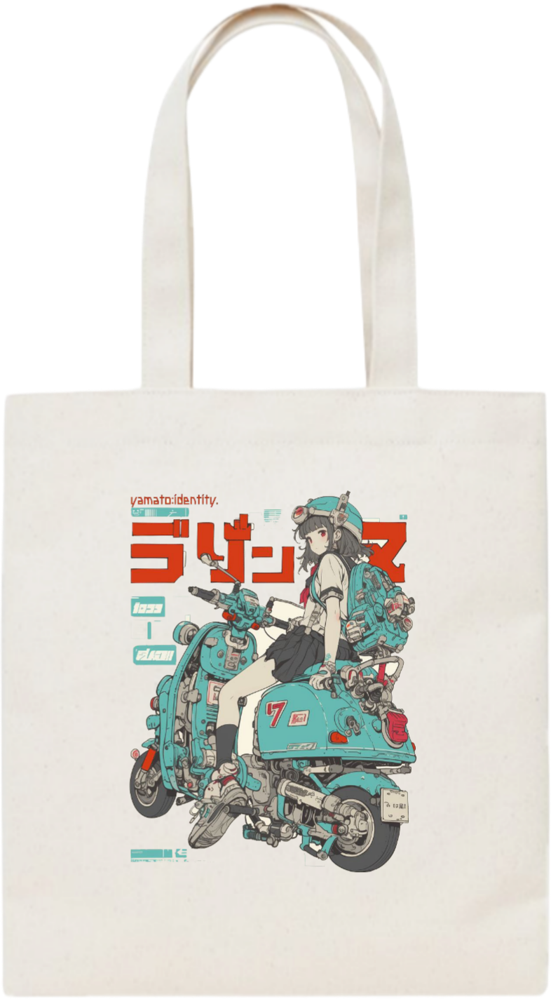identity tote bag beige 11