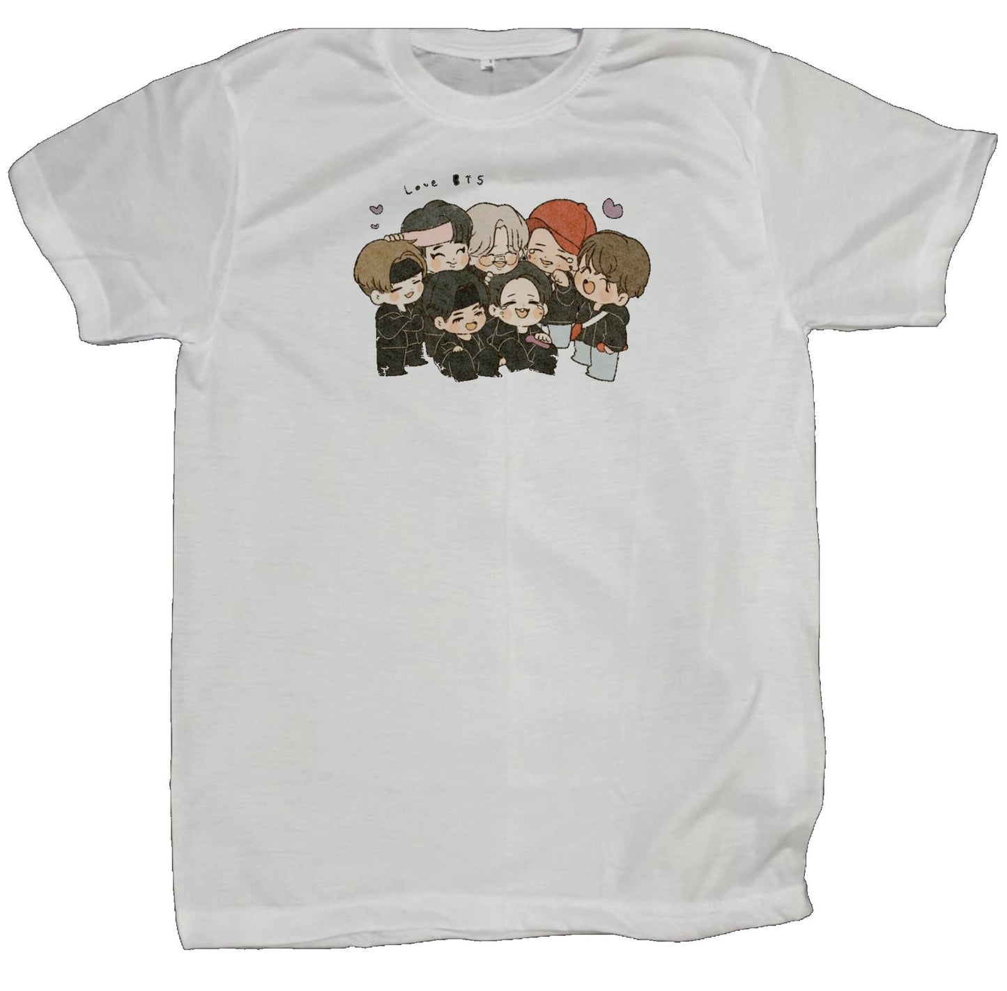 BTS t- shirt fat White 11