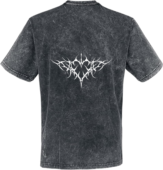 Goth t- shirt Washed Back 11