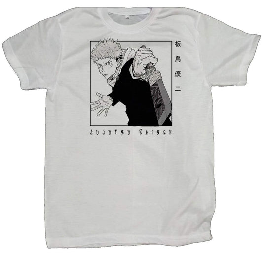 tjujutsu kaisen GOJO fit t- shirt White 1