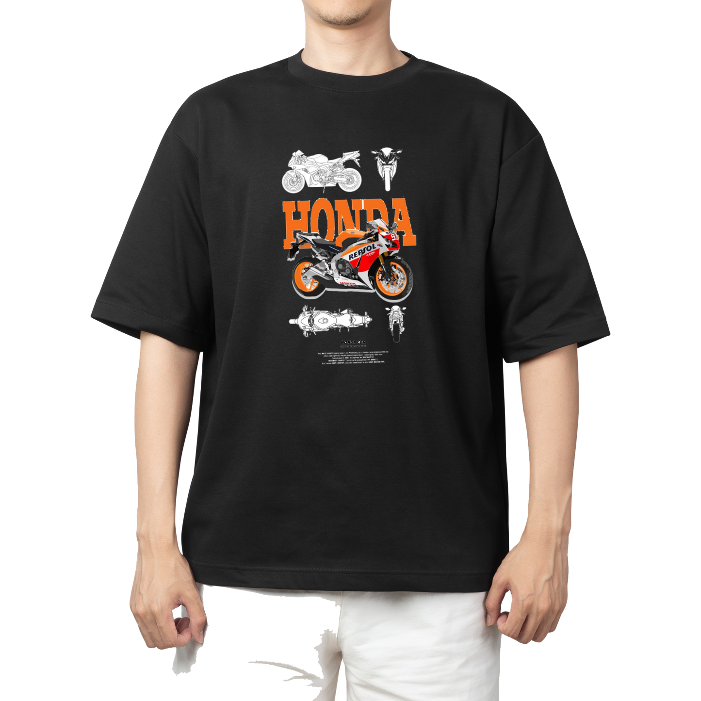 MOTOR CYCLE t- shirt One Size Black 11
