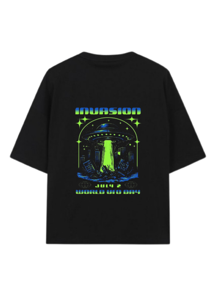 aliens One Size t- shirt Black Back 8