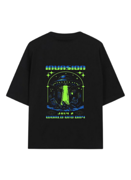 aliens One Size t- shirt Black Back 8