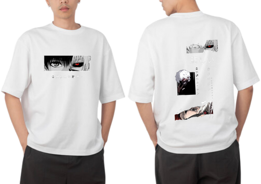 Tokyo ghoul t- shirt One Size White Back 11