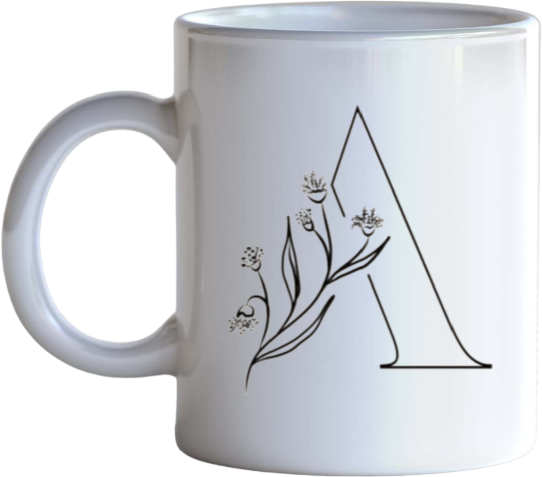 vector letter Mug A 11