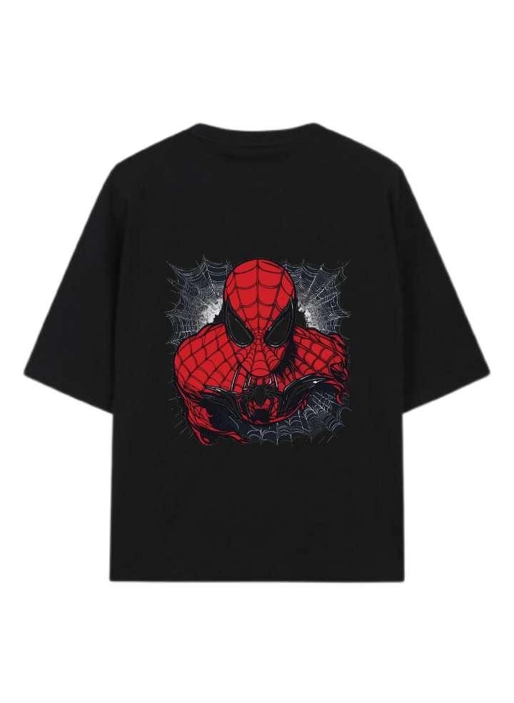 Spiderman t- shirt One Size Black Back 11