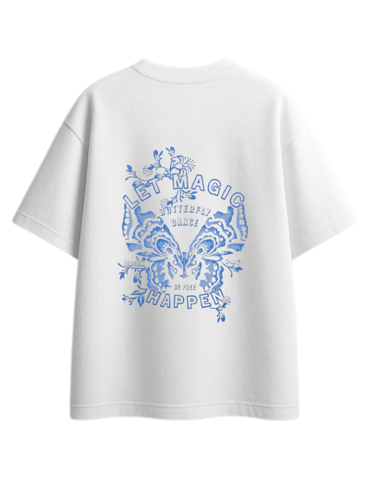 butterflies t- shirt White Back 11