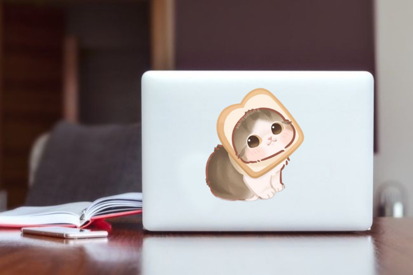 cat Laptop Sticker 11