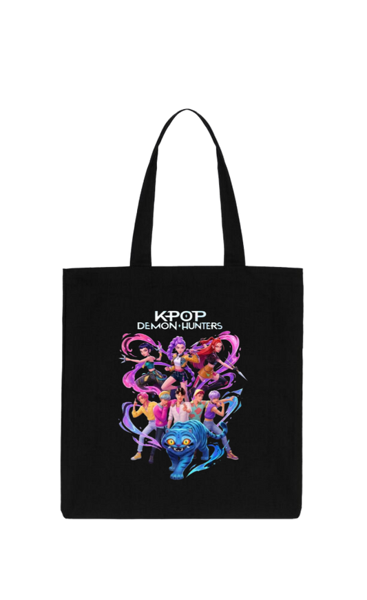 Hunterix kpop tote bag Black 18