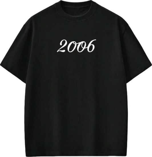 age t- shirt Black 2006