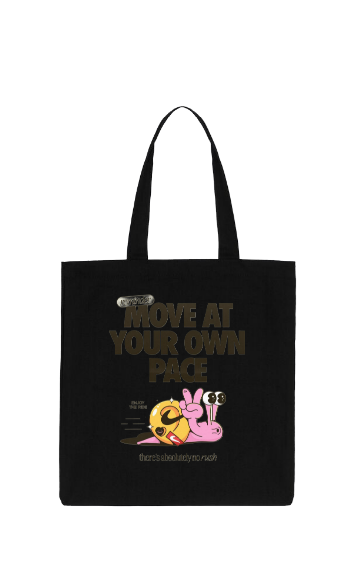NO! RISK NOOPY STORY tote bag Black 11