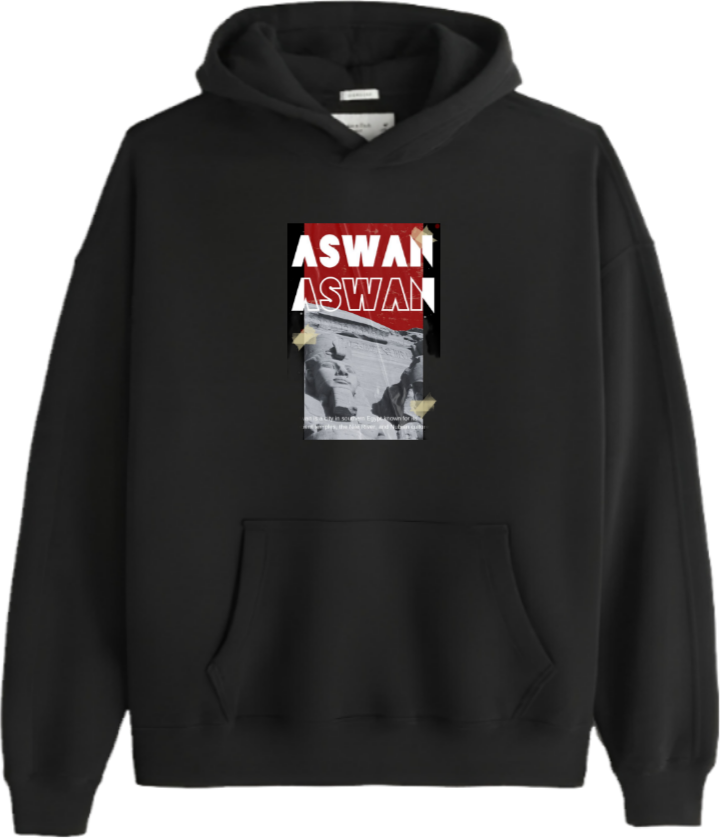 Egypt Over Size hoodie Black 11