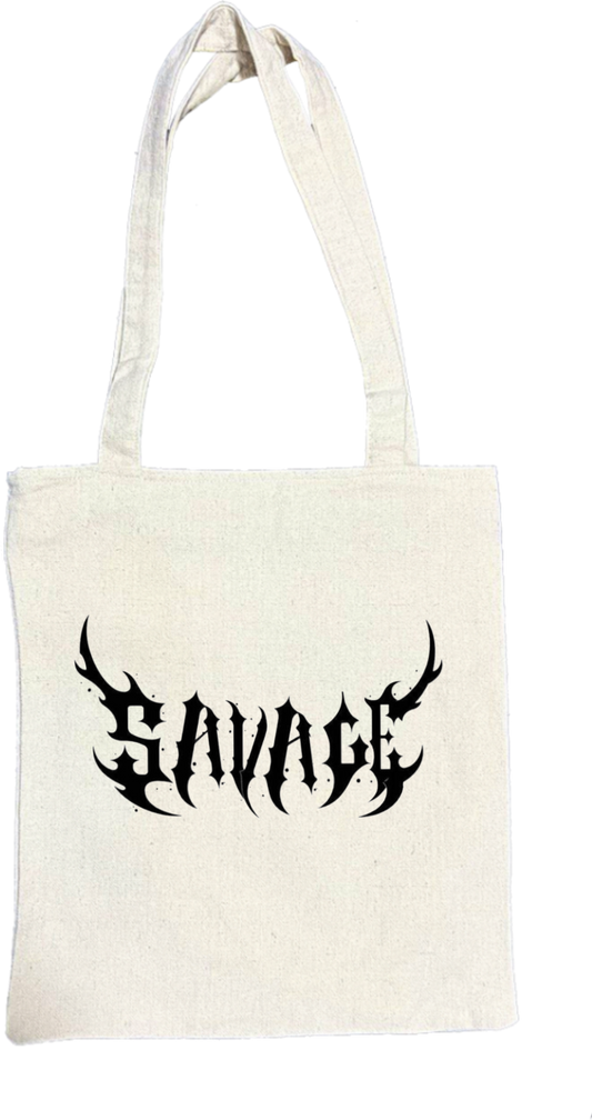 Goth tote bag Beige 11