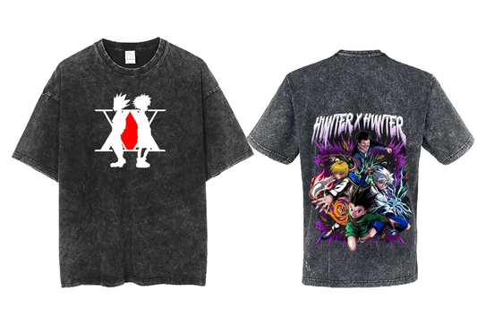 Hunter × Hunter t- shirt One Size Washed Back 11