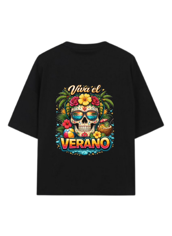 Summer Vibes t- shirt Black Back 11