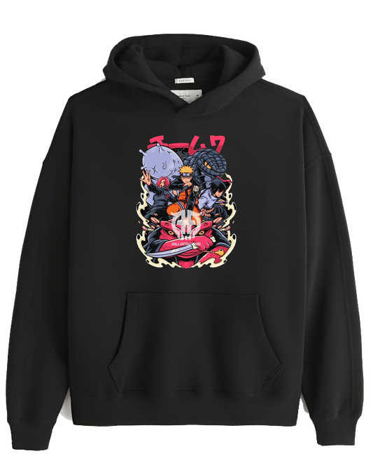 Naruto Shippuden One Size hoodie Black 11