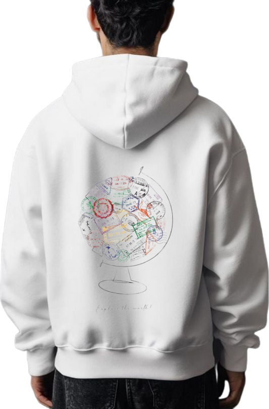 travel travellar Oversize Hoodie White Back 11