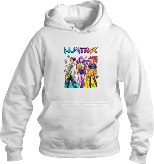 Hunterix kpop Oversize  Hoodie White 11