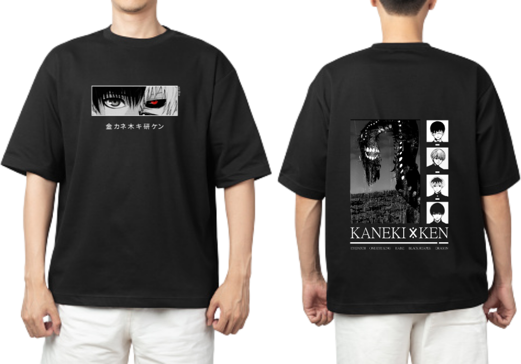 Tokyo ghoul t- shirt One Size Black Back 11