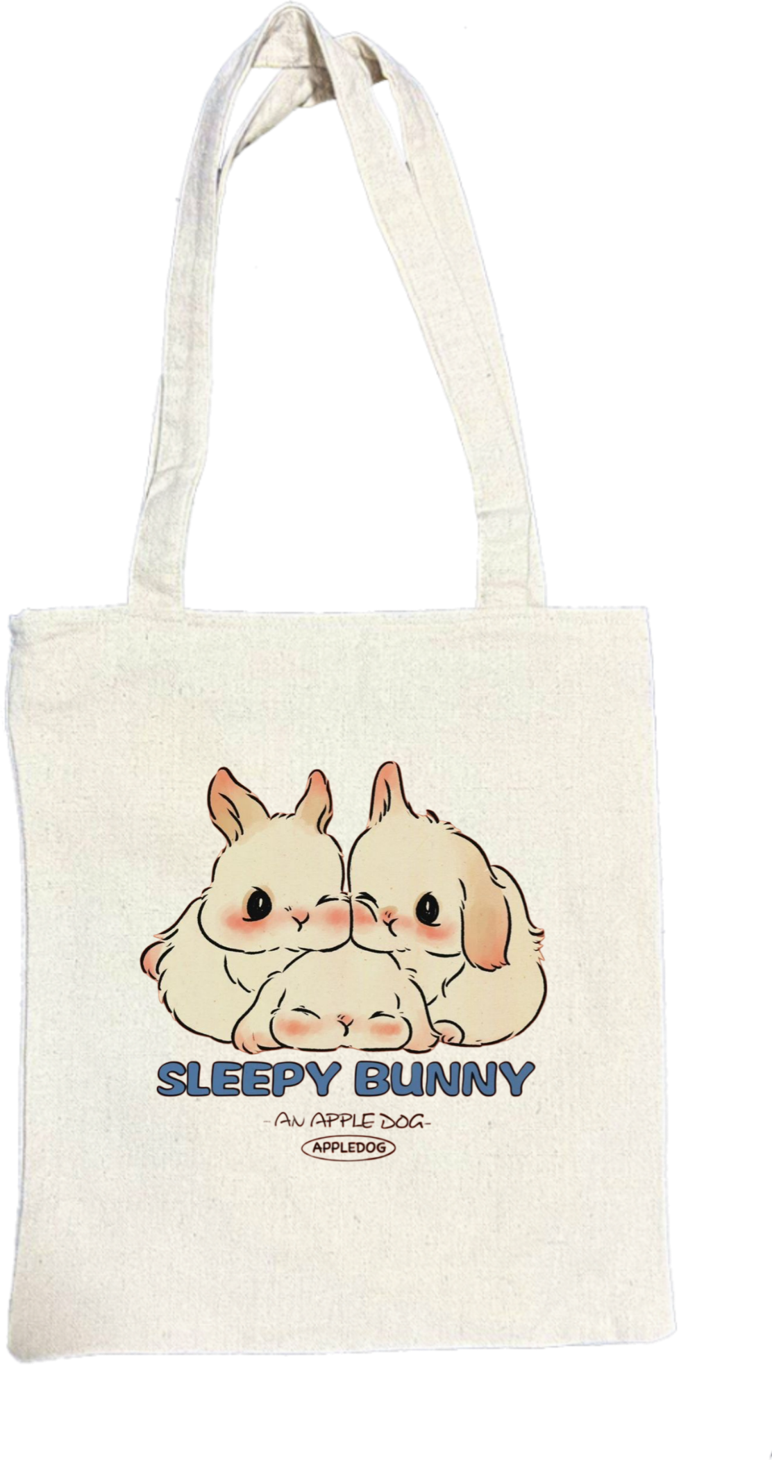 SLEEPY BUNNY tote bag beige 70