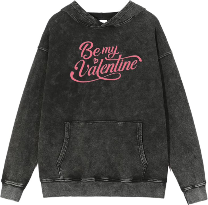 VaIentine coupIe Oversize  Hoodie Washed gray 11