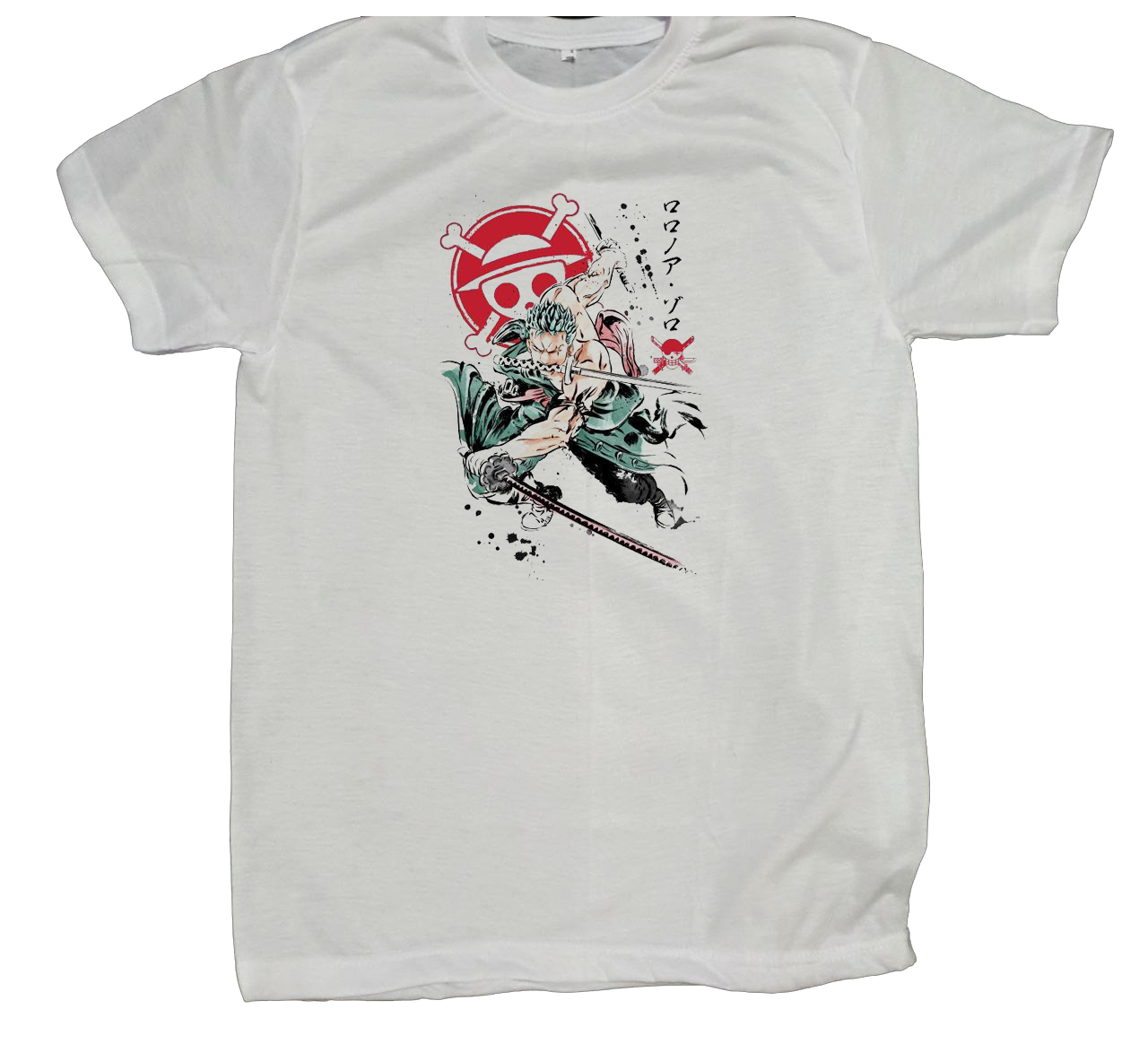 one piece t- shirt fat White 11