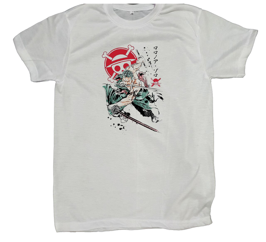 one piece t- shirt fat White 11
