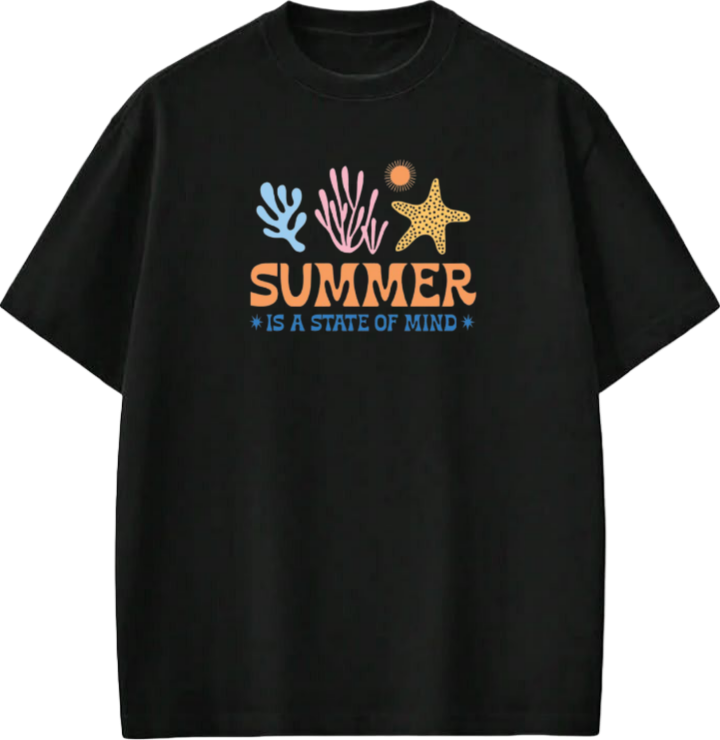 Summer Vibes t- shirt Black Back 11