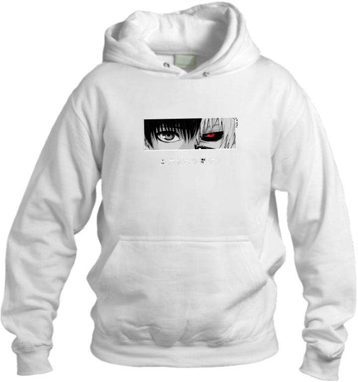 okyo Ghoul One Size hoodie White 11
