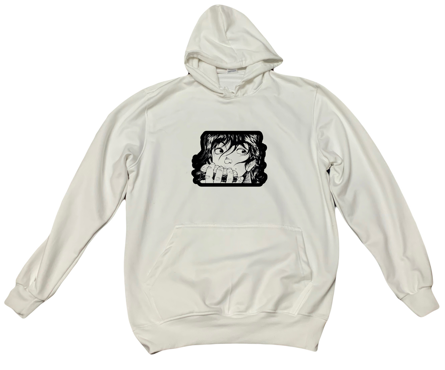 Anime baki oversize hoodie White 11