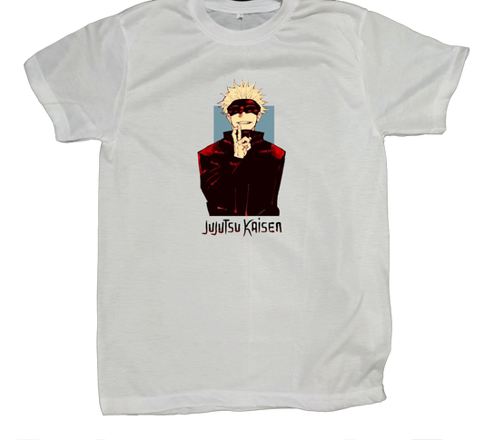 tjujutsu kaisen GOJO fit t- shirt White 20