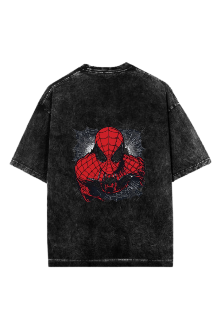 Spiderman t- shirt One Size Washed Back 11