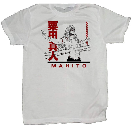 tjujutsu kaisen GOJO fit t- shirt White 19