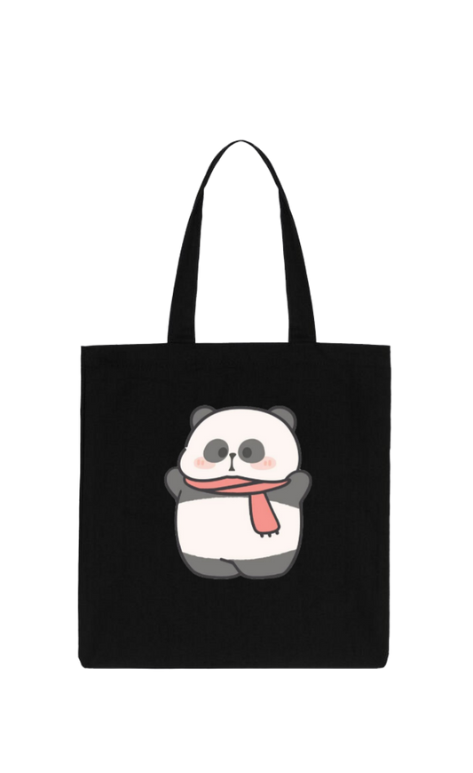 PANDA tote bag Black 11