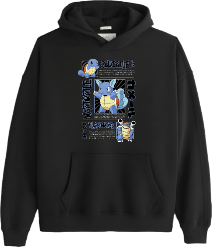 Digimon Adventure Over Size hoodie Black 11