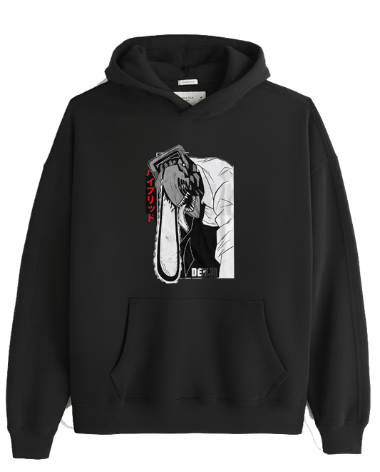 Chainsaw Man One Size hoodie Black 11
