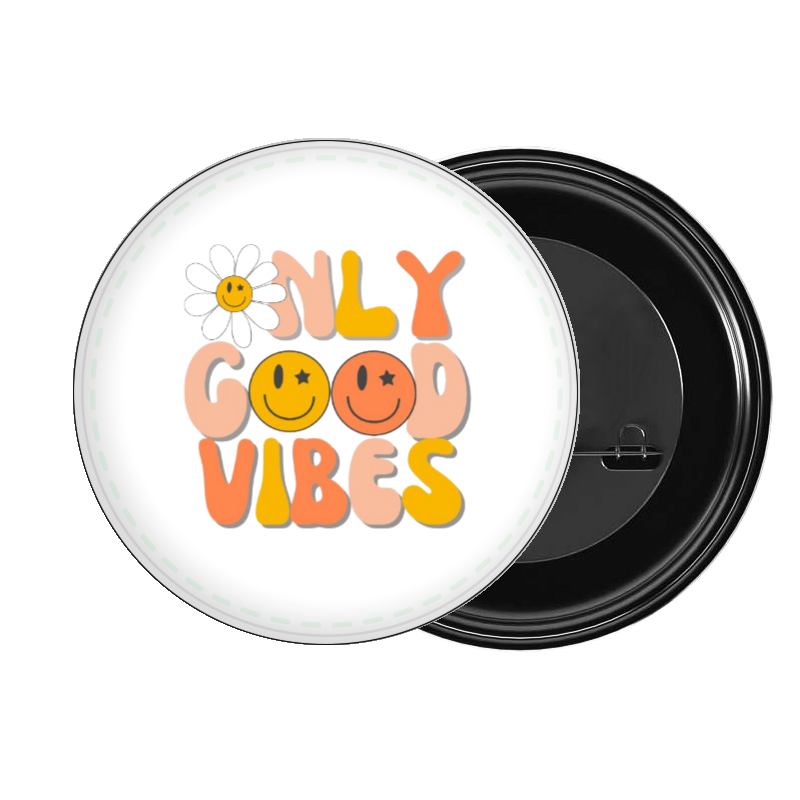 brooch Radiate ONLY GOOD VIBES 121